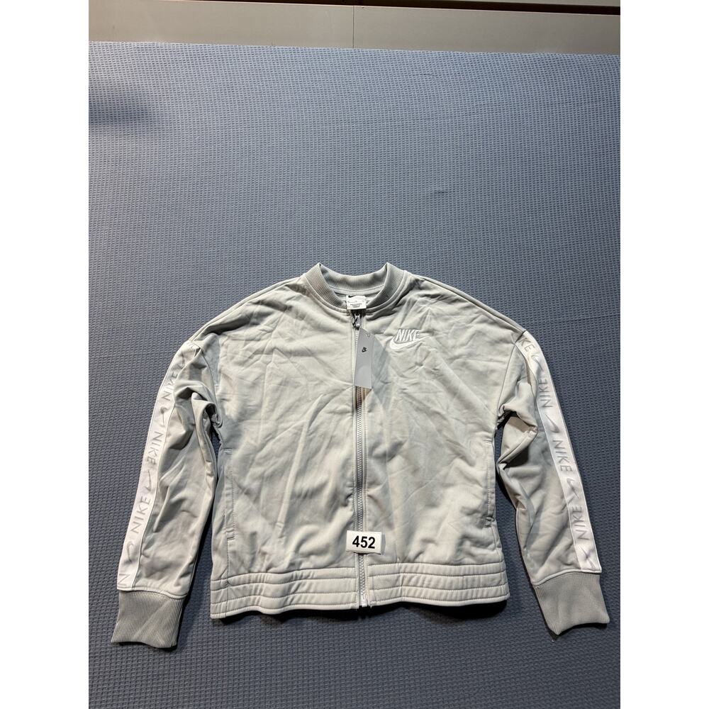 Nike Fleece Jacket‎ Girls Sz XL Gray Brand New